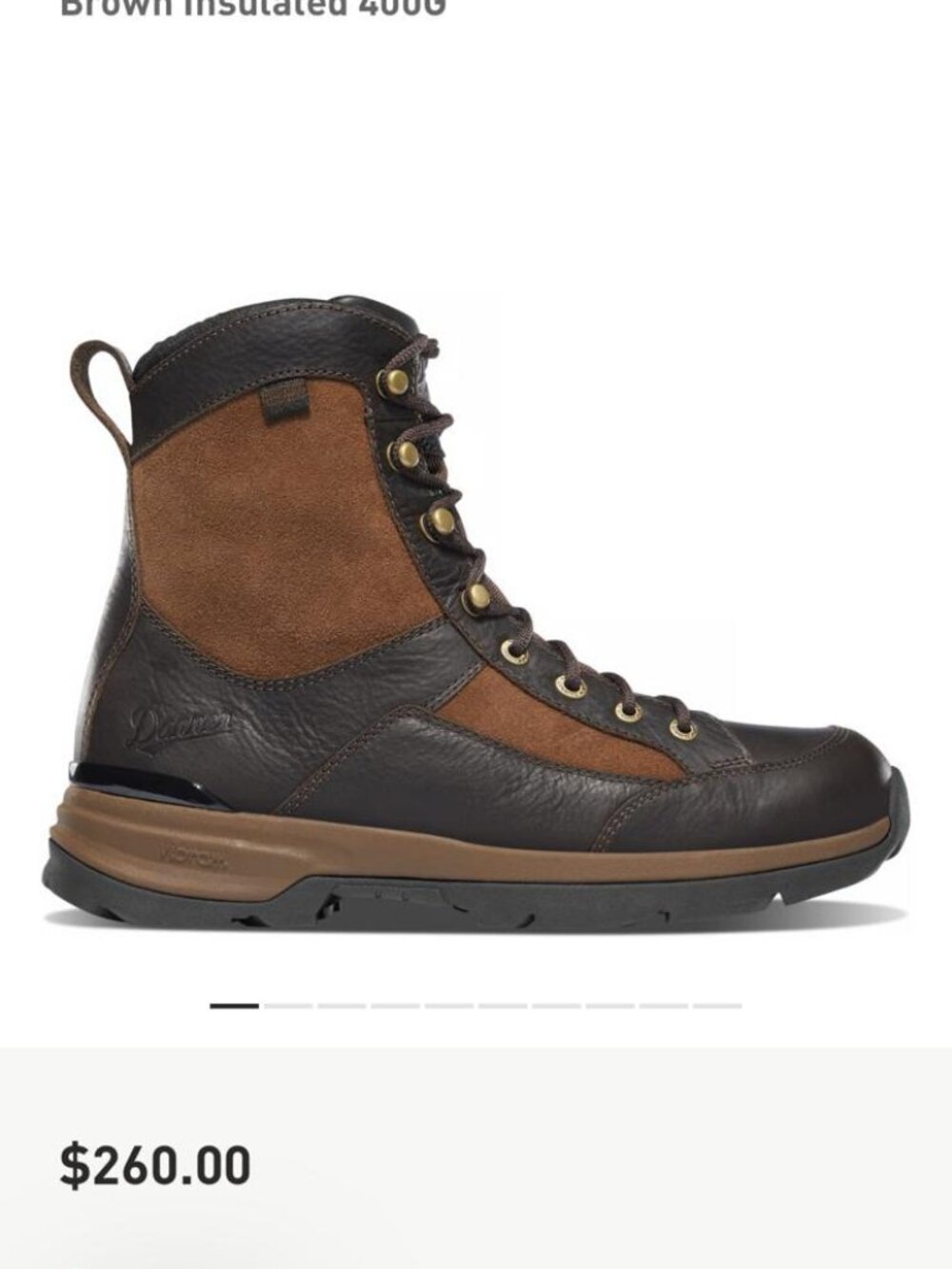 Danner Recurve Men's Brown Insulated 400G Waterproof Boots